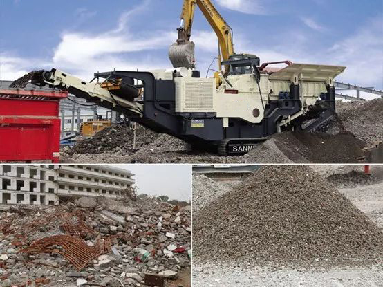 移動式建筑垃圾破碎機